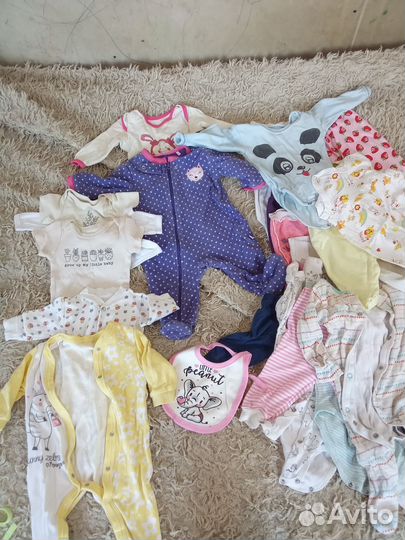 Вещи пакетом на девочку с рождения