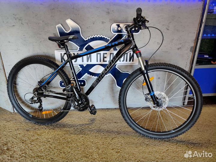 Велосипед Stark Hunter 27.2 HD черный/голубой 18