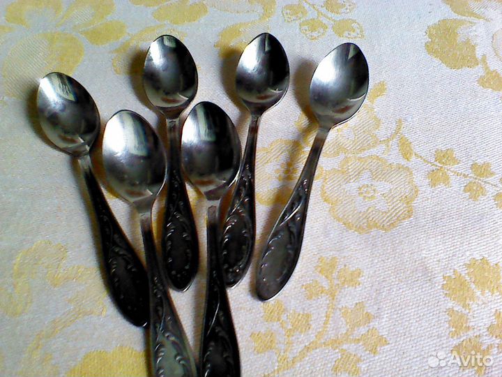 Ложки, вилки, ножи мельхиор