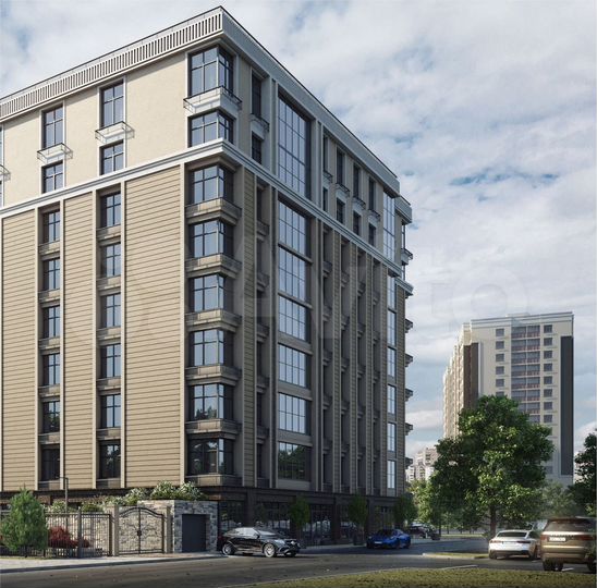 2-к. квартира, 58,2 м², 4/9 эт.