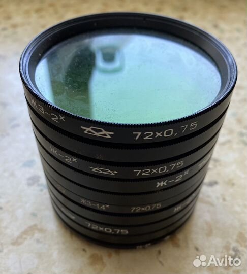 Комлект светофильтров для объектива