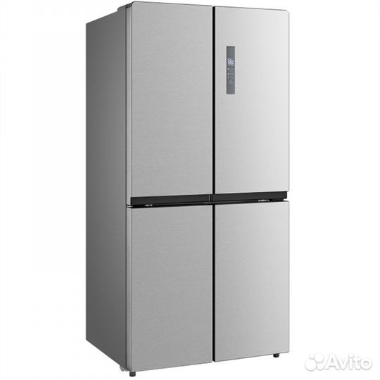 Многокамерный холодильник цвета нержавеющая сталь