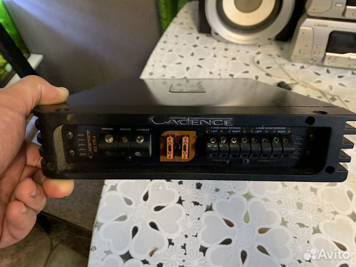 Автомобильный усилитель звука 4 выхода по 175 ват