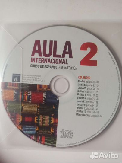 Новый Aula Internacional 1-5 учебники испанского