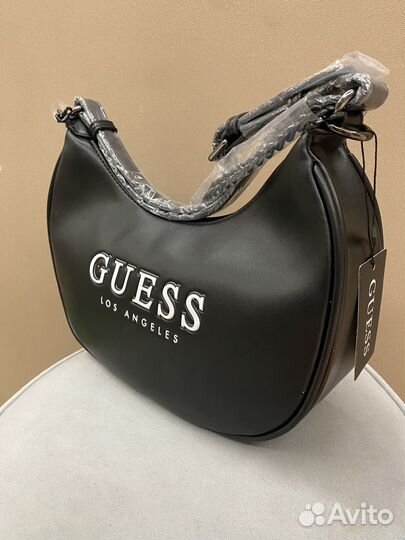 Сумка багет на плечо женская guess