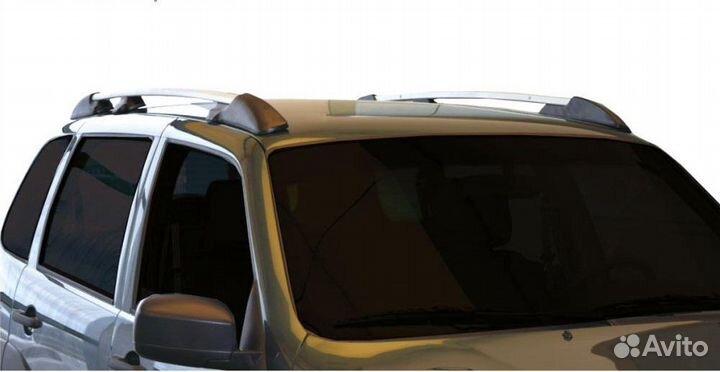 Рейлинги Шевроле Нива серые