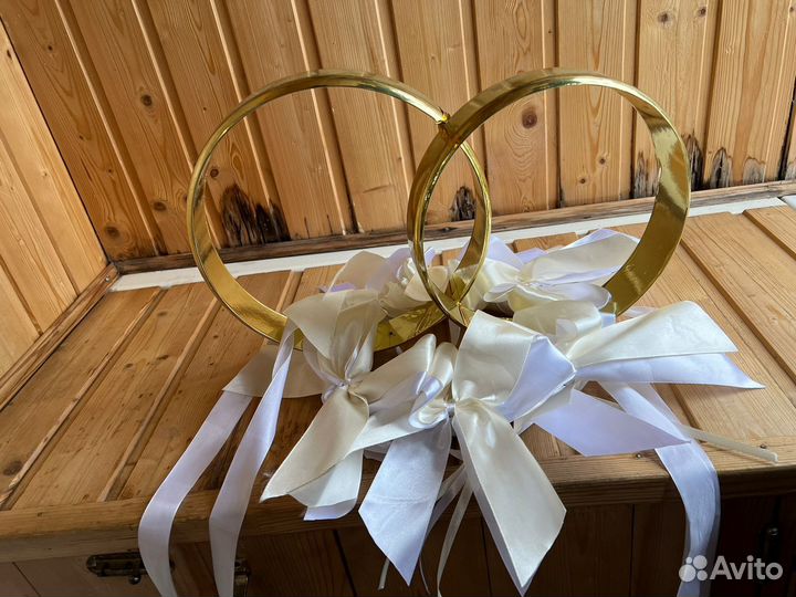 Свадебные украшения на машину