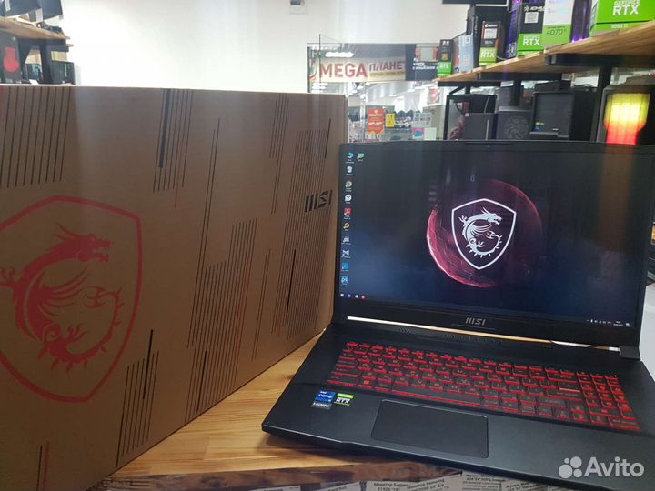 Игровой Ноутбук MSI Katana GF76 17,3