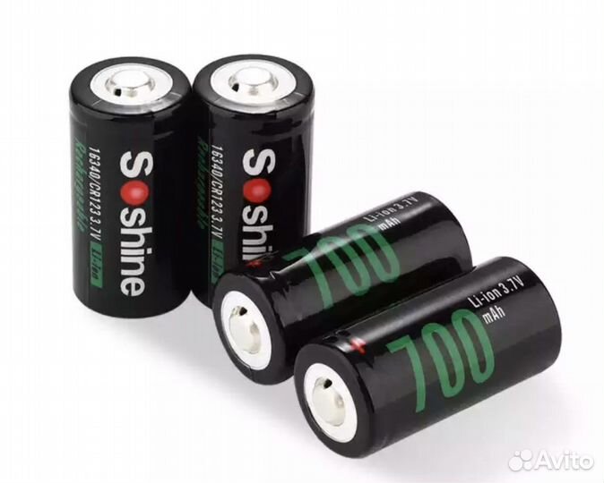 Аккумулятор 16340 rcr123a