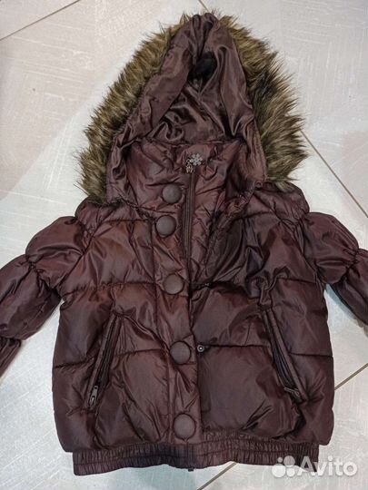 Зимняя куртка для девочки 128