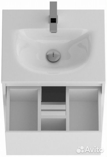 Тумба с раковиной BelBagno Kraft 39-50-PIA-BB-8099-3-50 Bianco Opaco