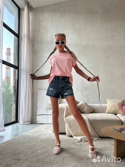 Шорты и футболка miu miu