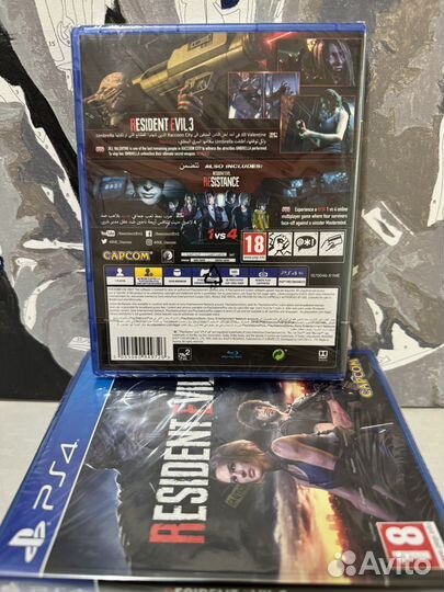 Resident evil 3 remake ps4 диск новый русские субт