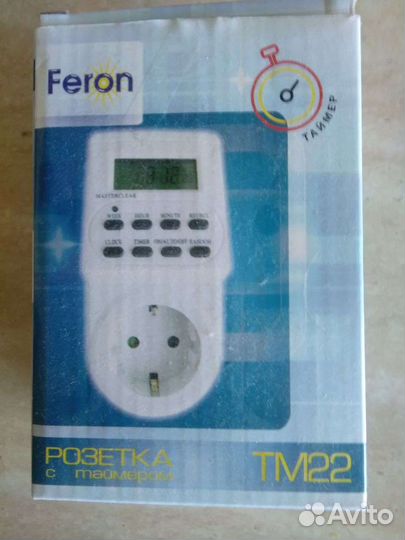 Розетка с таймером Feron TM22