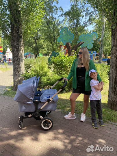 Коляска bugaboo 2 в 1 для близнецов