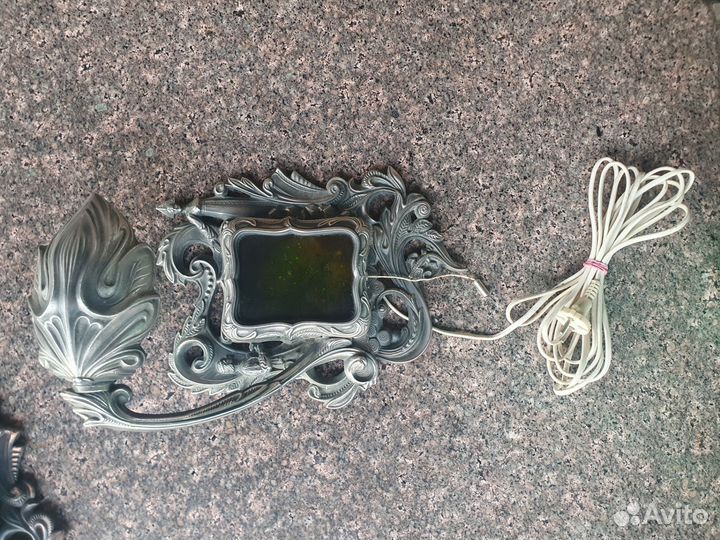 Винтажное бра с галограмой 3шт