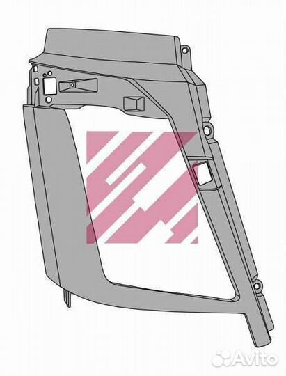 Рамка фары правая Volvo FH