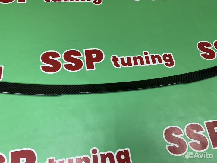 Спойлер для BMW X6 G06 M стиль, сухой карбон