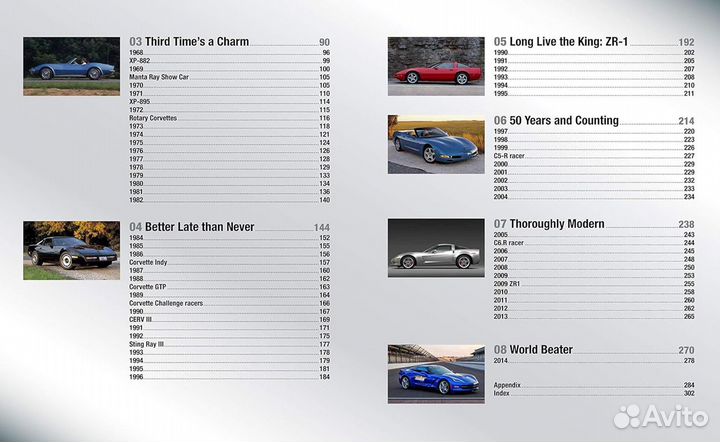 Справочник всех автомобилей Corvette с 1953 года