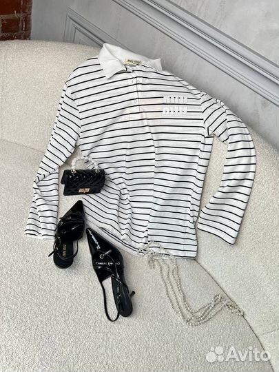 Лонгслив miu miu поло