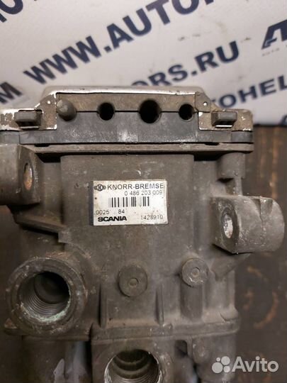 Кран модулятор EBS передний Scania R 2012 1499799