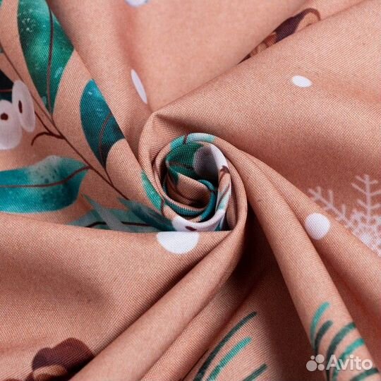 Комплект штор д/кухни с подхватами Этель Fir branc