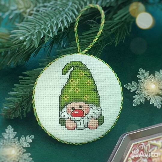 Ёлочная игрушка.Новогодний декор. Гномы