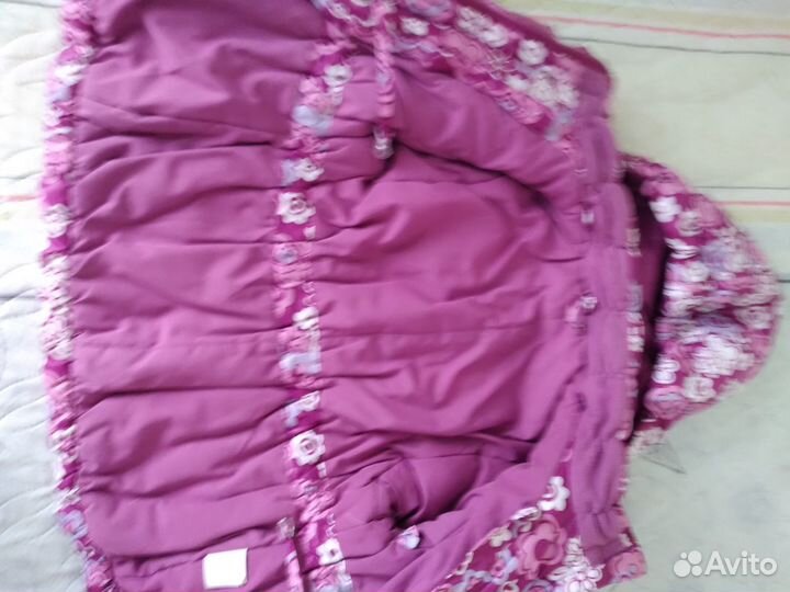 Зимний костюм для девочки 92 98