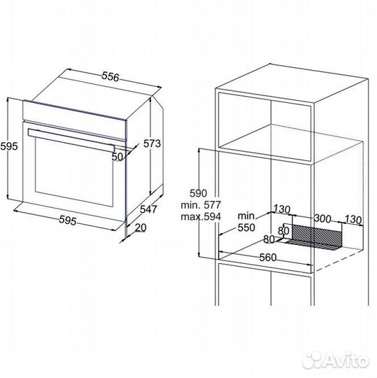 Электрический духовой шкаф Zigmund Shtain E 148 B