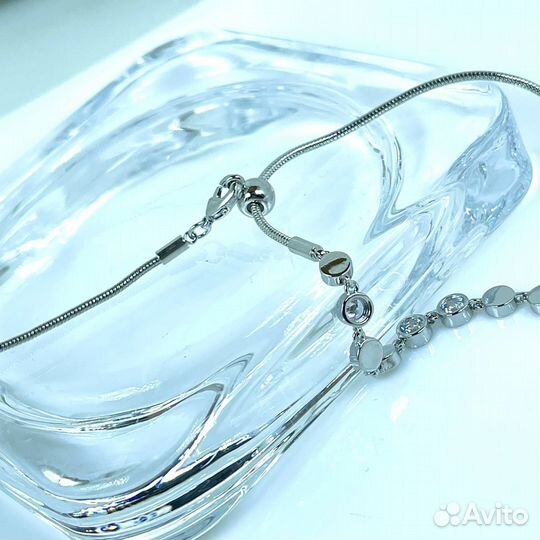 Колье галстук Messika серебро