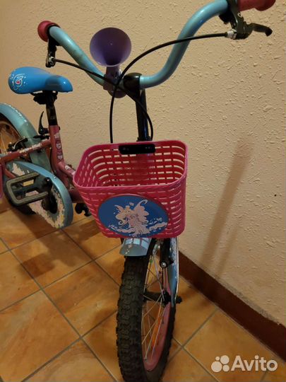 Детский велосипед R16 с дополнительными колёсами