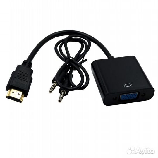 Hdmi на VGA + аудио Конвертер переходник адаптер