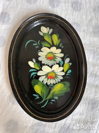 Жостовский поднос маленький 3шт