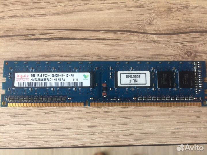 2 модуля оперативной памяти Hynix DDR3, 4gb