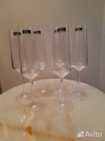 Фужеры для шампанского новые