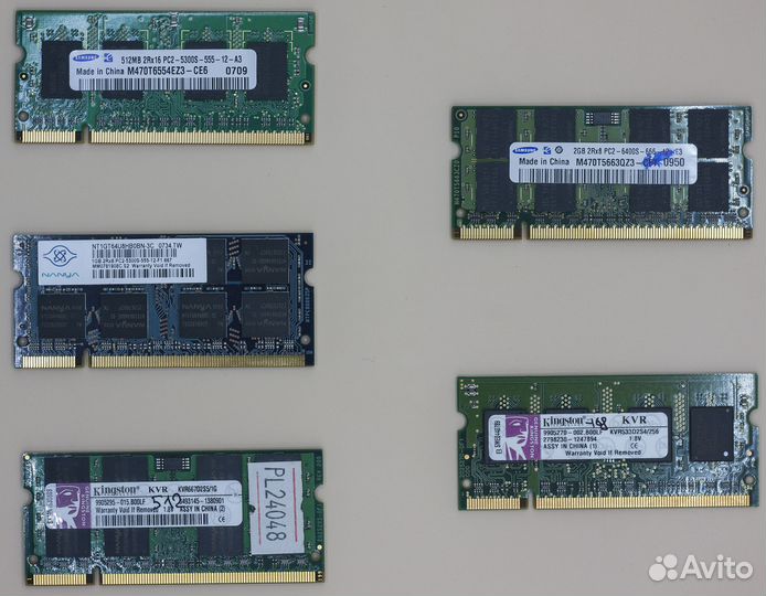 Оперативная память ddr2 для ноутбука 2 gb