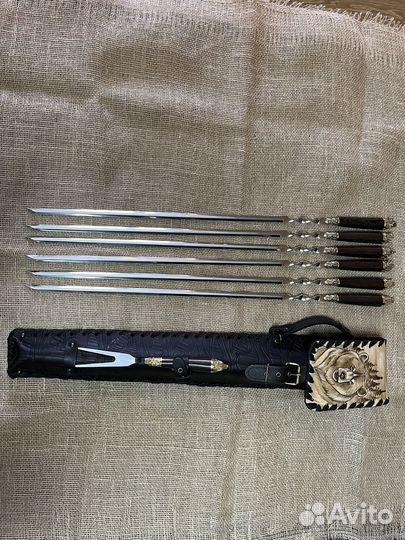 Подарочные шампура в чехле