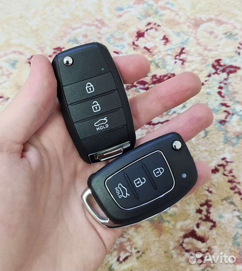 Корпус ключей Kia Rio 3, 4, Hyundai