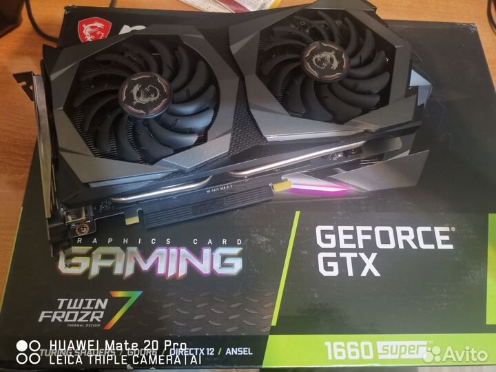Видеокарта GTX 1660 Super 6Gb MSI gaming