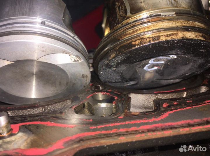 Замена поршневой Mits. Pajero 2002-2006