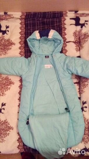 Продам детский спальный мешок шапочка В подарок