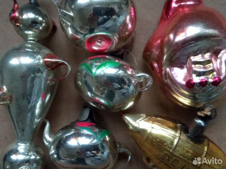 Ёлочные игрушки прищепки от бабушки