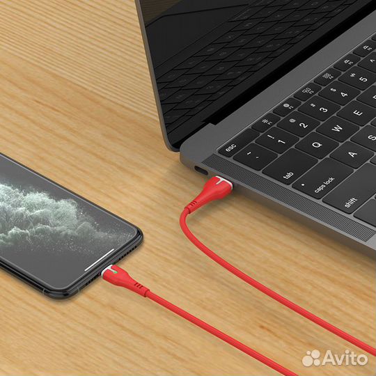 Кабель Hoco X45 TPE USB 2.4A для Micro USB 1м (Кра