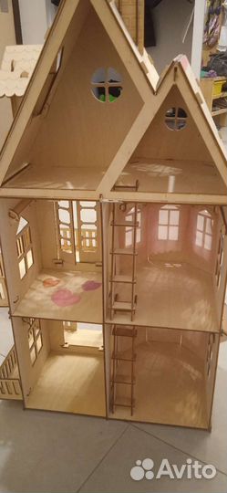 Домик кукольный для кукол мебель