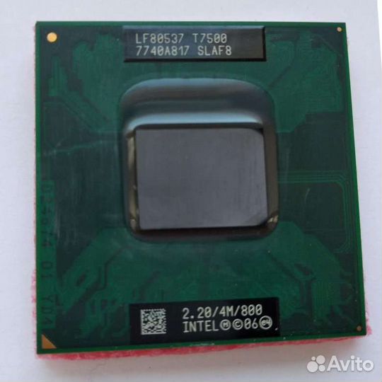 Процессор для ноутбука Core i5, Core i7, Core2Duo