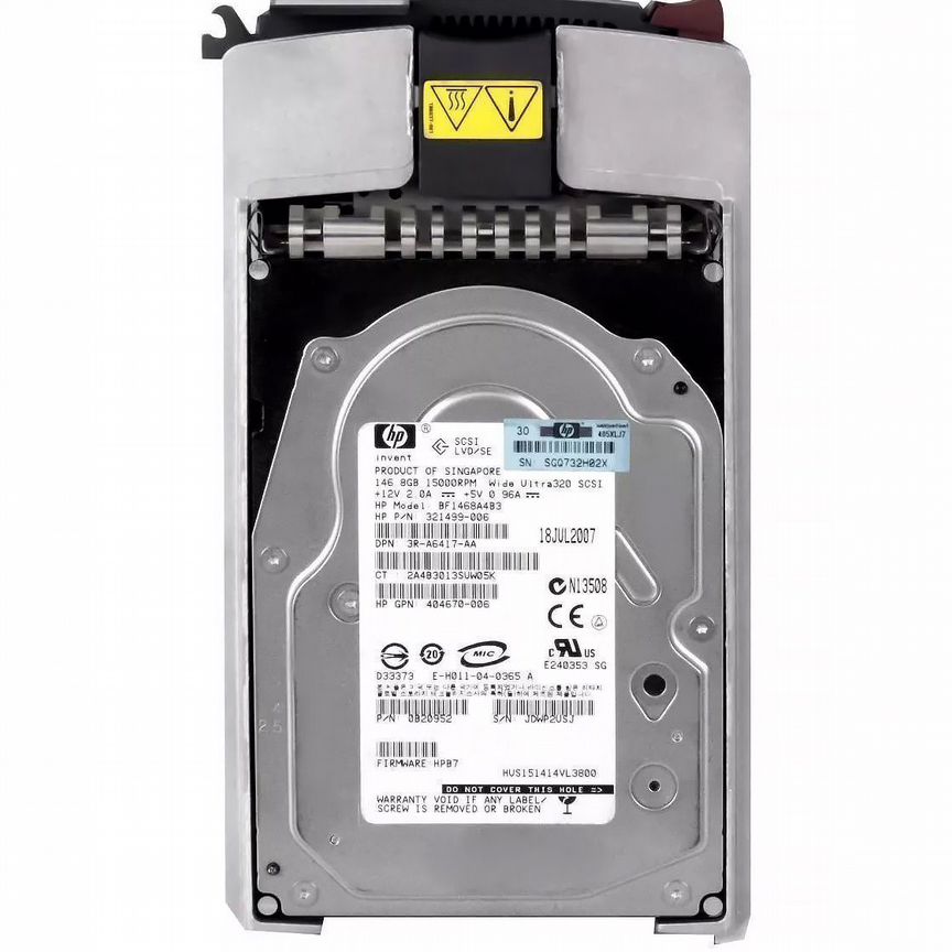[321499-006] Жесткий Диск Hp Bf1468a4b3 146,8gb U320scsi 3.5" 321499-006