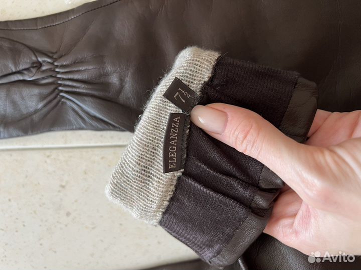 Перчатки женские кожаные 7.5