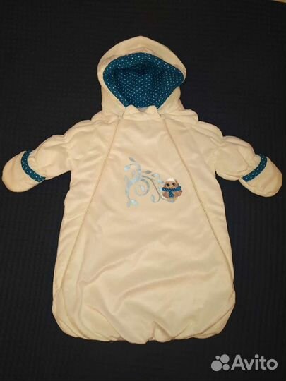 Конверт для новорождённого из шелковистого велюра