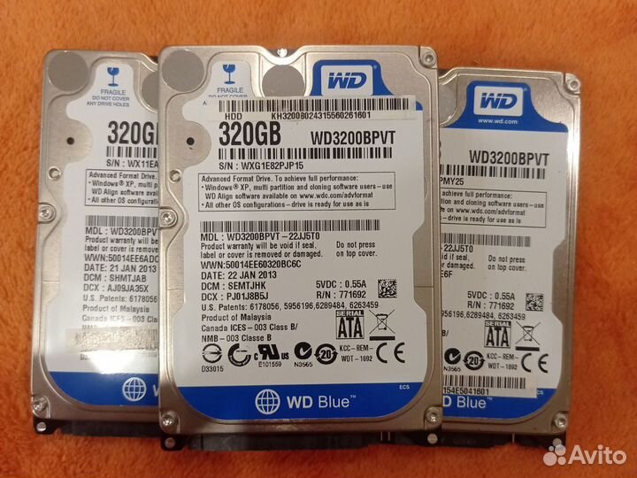 Жесткий диск для ноутбука 2.5