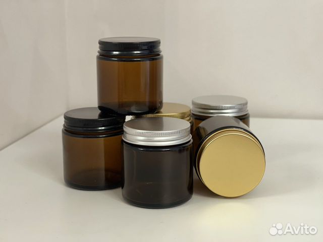 Баночки для свечей с металлическими крышками